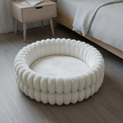 Cuccia rotonda peluche - cuccia,