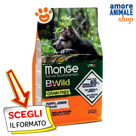 Monge dog bwild grain - monge,