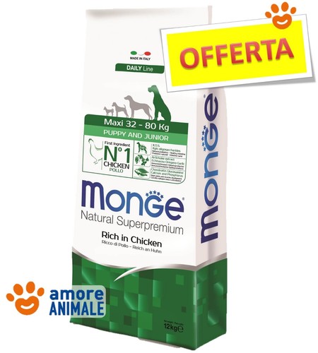 Monge maxi puppy junior 12 - monge,