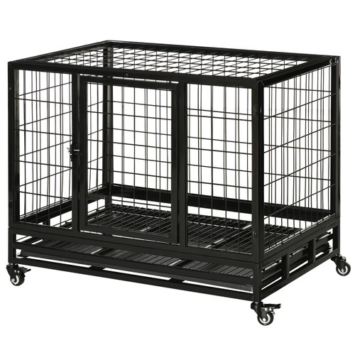 Pawhut gabbia box per cani - gabbia,