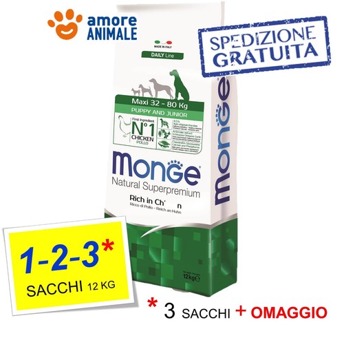 Monge maxi puppy junior - monge, al