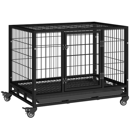 Pawhut gabbia box per cani - gabbia,